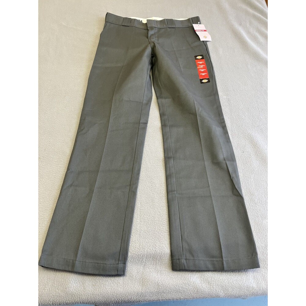 Dickies Pants Womens 6 Gray 774 Original Fit Work Chino Straight Leg Pants